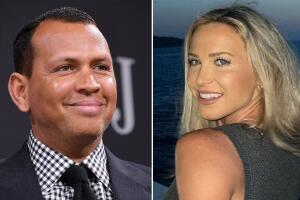 Con besos en la boca: las fotos de A-Rod con su nueva novia