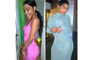 Yailin antes y después