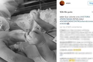Victoria, la hja de Wisin que murió