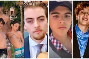 Emiliano, José María y Jerónimo, los hijos de Ana Bárbara