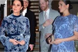 Kate y Meghan look embarazo
