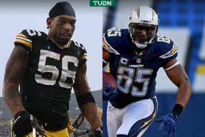 Antonio Gates y Julius Peppers