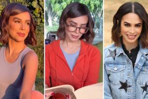 Biby Gaytán llevó un tiempo el 'bob' mediano.