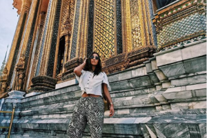 Claudia Martin viajó a Tailandia