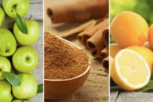 Manzana - canela - limón