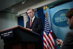 Media Briefing Held By White House Press Secretary Karine Jean-Pierre And National Security Advisor Jake Sullivan