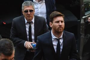 Lionel Messi y Jorge Messi