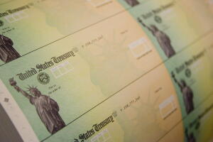 Economic Stimulus Package Tax Rebate Checks Printed