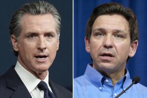 Gavin Newsom, Ron DeSantis