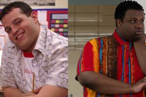 Daniel Franzese y Jaquel Spivey interpretan a Damien Hubbard en 'Chicas pesadas'.