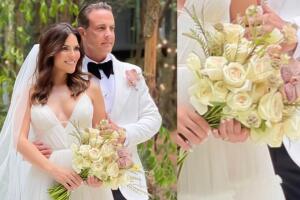 Karina Banda y Carlos Ponce: el ramo de la novia encerró dos significativos detalles 