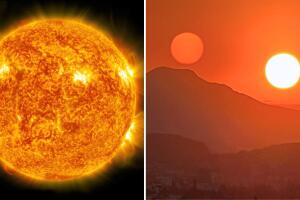 Dos soles son captados en el cielo al mismo tiempo