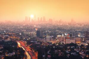 Los Ángeles contaminada