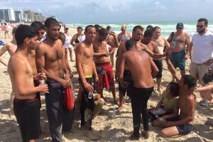 Grupo de balseros cubanos llegaron hasta Miami Beach