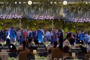 Así fue el primer baile como esposos entre Maity Interiano y Anuar Zidan. 