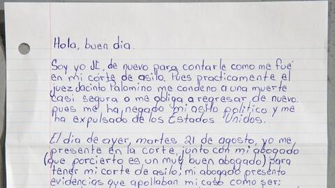 Nueva Carta Del Inmigrante Que Sera Deportado Ahora Regreso A