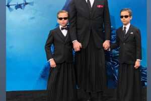 Miguel Bosé hijos Tadeo y Diego 