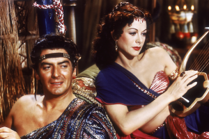 Hedy Lamarr y Victor Mature en Sanson y Dalila