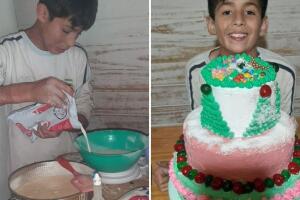 Joaquín Nahuel, el niño pastelero