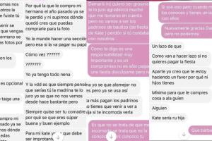 Les piden ser padrinos de su hija para que tengan en qué gastar su dinero