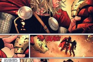 Thor azota a Tony Stark