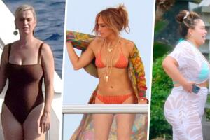 Así se divierten los famosos en traje de baño en sus vacaciones de verano