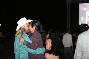 Backstage con El Recodo