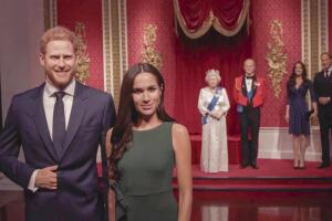 Prince Harry and Meghan Markle wax figures