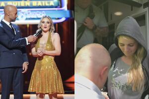 Kimberly Dos Ramos lesionada en Mira Quién Baila