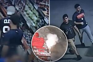 Encienden fuegos artificiales en tienda llena pirotecnia para robar
