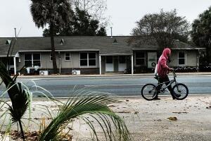 Un vecindario de Pensacola, en Florida