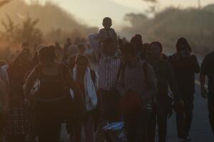Así recibieron la Navidad miles de migrantes que permanecen varados en Chiapas, México.
