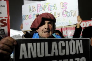 Manifestación en argentina.