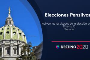 Así van los resultados de la elección para el Distrito 13 del Senado en Pensilvania 