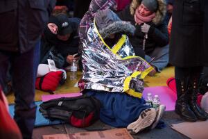 The Worlds Big Sleep Out in Times Square 2019