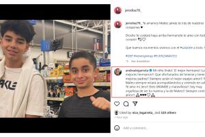 Andrea Legarreta reacciona a la muerte de su sobrino de 14 años