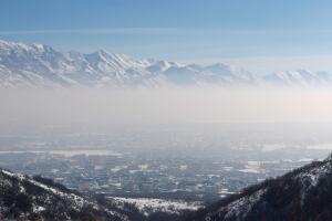 Salt Lake City Pollution Is Visible During Winter Inversion