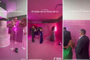 Tiktoker de 30 celebra fiesta de XV años