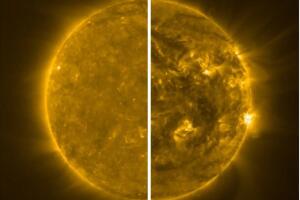 Actividad solar en el 2021 y en el 2023