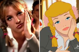 Así se verían las princesas Disney como estrellas pop Britney Spears fue su inspiración.jpg