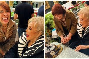 Alejandra Guzmán celebra sus 57 años junto a Silvia Pinal