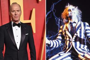 Michael Keaton está de regreso como Beetlejuice para la secuela dirigida por Tim Burton
