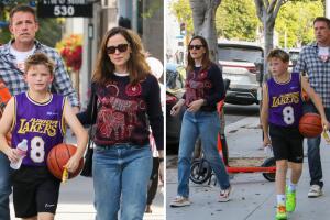 Ben Affleck acompañó a su hijo a un evento escolar, su ex Jennifer Garner estaba con ellos