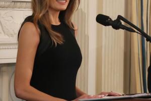 First Lady Melania Trump Hosts Lunch At White House On International Women's Day