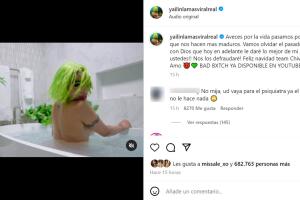 Yailin prometió dejar atrás el "pasado" ante el estreno de su nuevo video y luego de ser arrestada por presunta violencia contra Tekashi.  