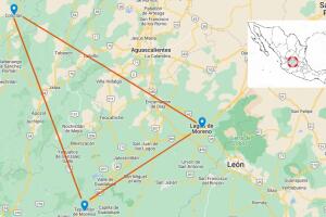 Mapa triándolo terror