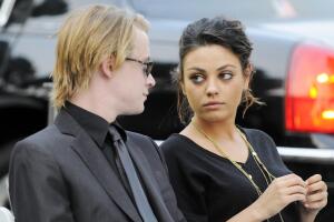 FILE PHOTOS- MACAULAY CULKIN, MILA KUNIS