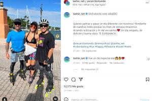 Natasha Araos y Oscarcito