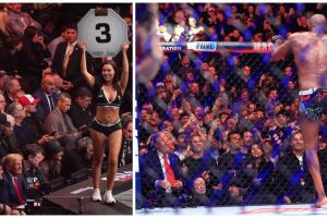 Donald Trump recibe cinturón campeón pesos pesados UFC en Nueva York