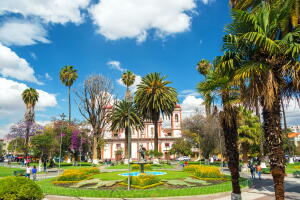 Plaza in Cochabamba, Bolivia